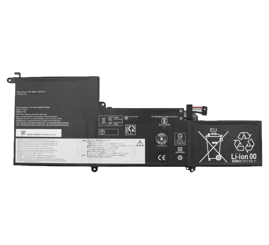 Techie Battery for Lenovo L19M4PF4, YOGA SLIM 7, IdeaPad SLIM 7 Series Laptops (3400mAh, 4-Cell)
