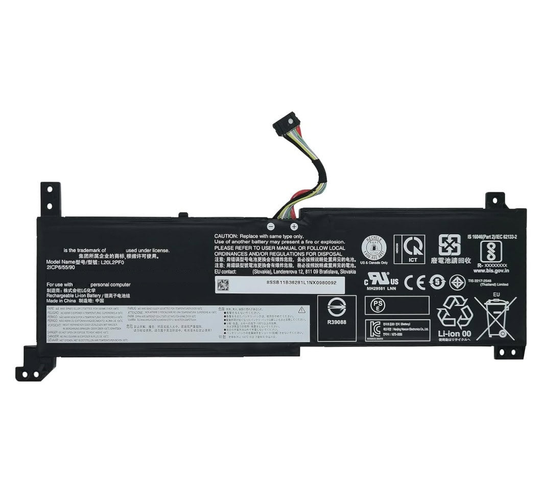 Techie Battery for Lenovo L20M2PF0, IdeaPad 3-14ITL6 Series Laptops (4650mAh, 2-Cell)