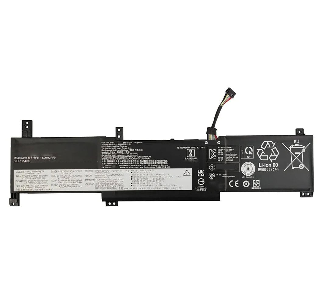 Techie Battery for Lenovo L20M3PF0, IdeaPad 3-14ITL6 Series Laptops (3400mAh, 3-Cell)