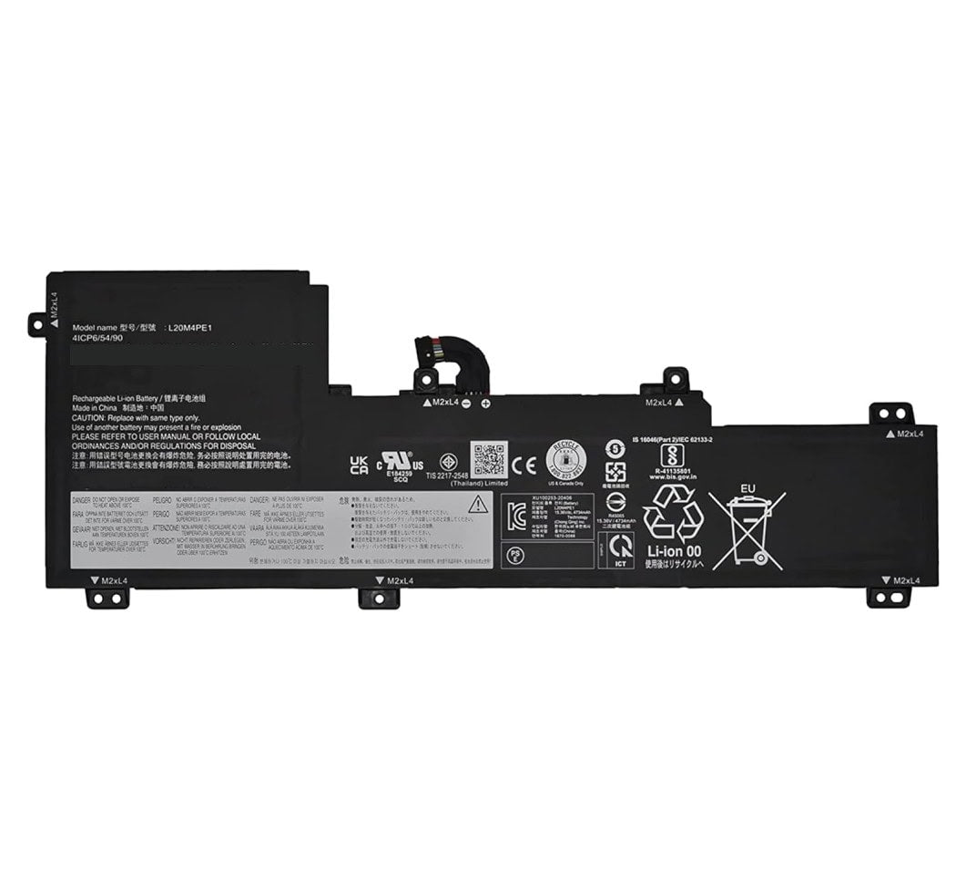 Techie Battery for Lenovo L20M4PE1, IdeaPad 5 Pro 16ACH6, 16ARH7, 16IHU6, YOGA SLIM 7 PRO 16ACH6, 16IAH7 Series Laptops (4650mAh, 4-Cell)