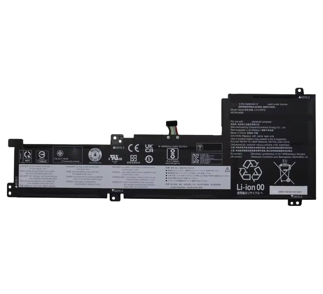 Techie Battery for Lenovo L21L4PH2, L21C4PH2, L21D4PH2, L21M4PH2, Laptops (4650mAh, 4-Cell)