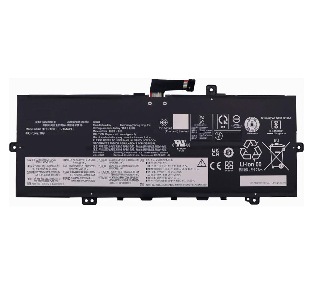 Techie Battery for Lenovo L21M4PD0, ThinkBook Plus G4, ThinkBook 13S G4, ThinkBook 13X G2 Series Laptops (3200mAh, 4-Cell)