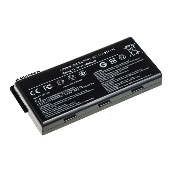 Techie Compatible Battery for MSI BTY-L74 - MSI CX720, CX500-404X, CX600, A6000 Laptops (4400mAh, 6-Cell)
