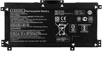 Techie Compatible Battery for HP LK03 - LK03XL, HSTNN-UB7I Laptops (3500mAh, 3-Cell)