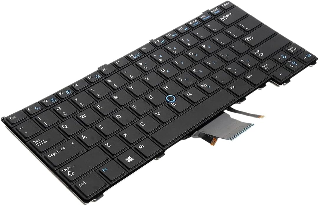 Techie Laptop Keyboard for Dell Latitude E7240, E7440, E7420 With Backlight & Mouse
