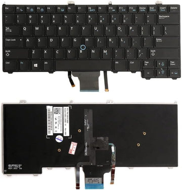Techie Laptop Keyboard for Dell Latitude E7240, E7440, E7420 With Backlight & Mouse