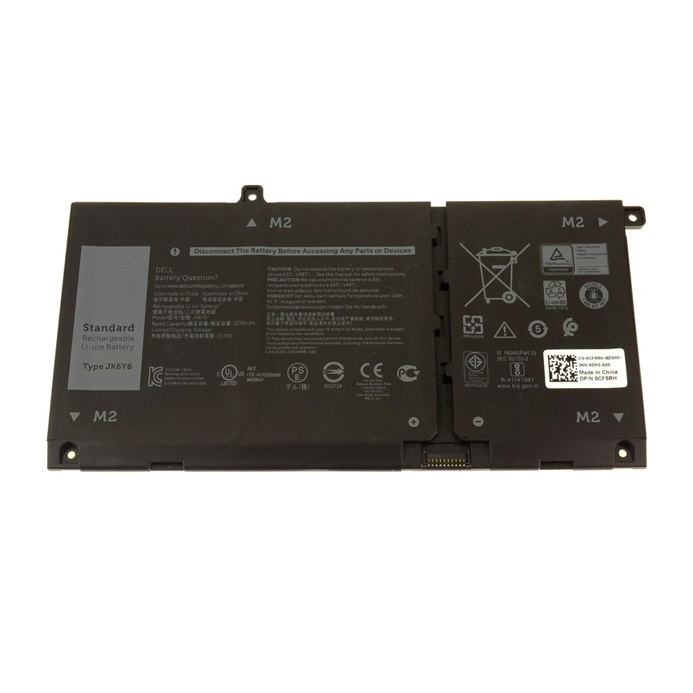 Techie Compatible Battery for Dell JK6Y6 - Latitude 3510, 3410, Latitude 5300 Laptops (3500mAh, 3-Cell)