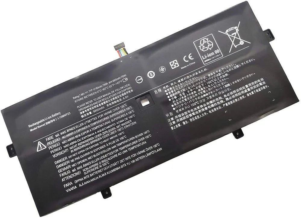 Techie Compatible Battery for Lenovo L15M4P23 - YOGA 5 Pro, YOGA 5 Pro(512G), Yoga 910, Yoga 910-13IKB Laptop (9800mAh, 4-Cell)