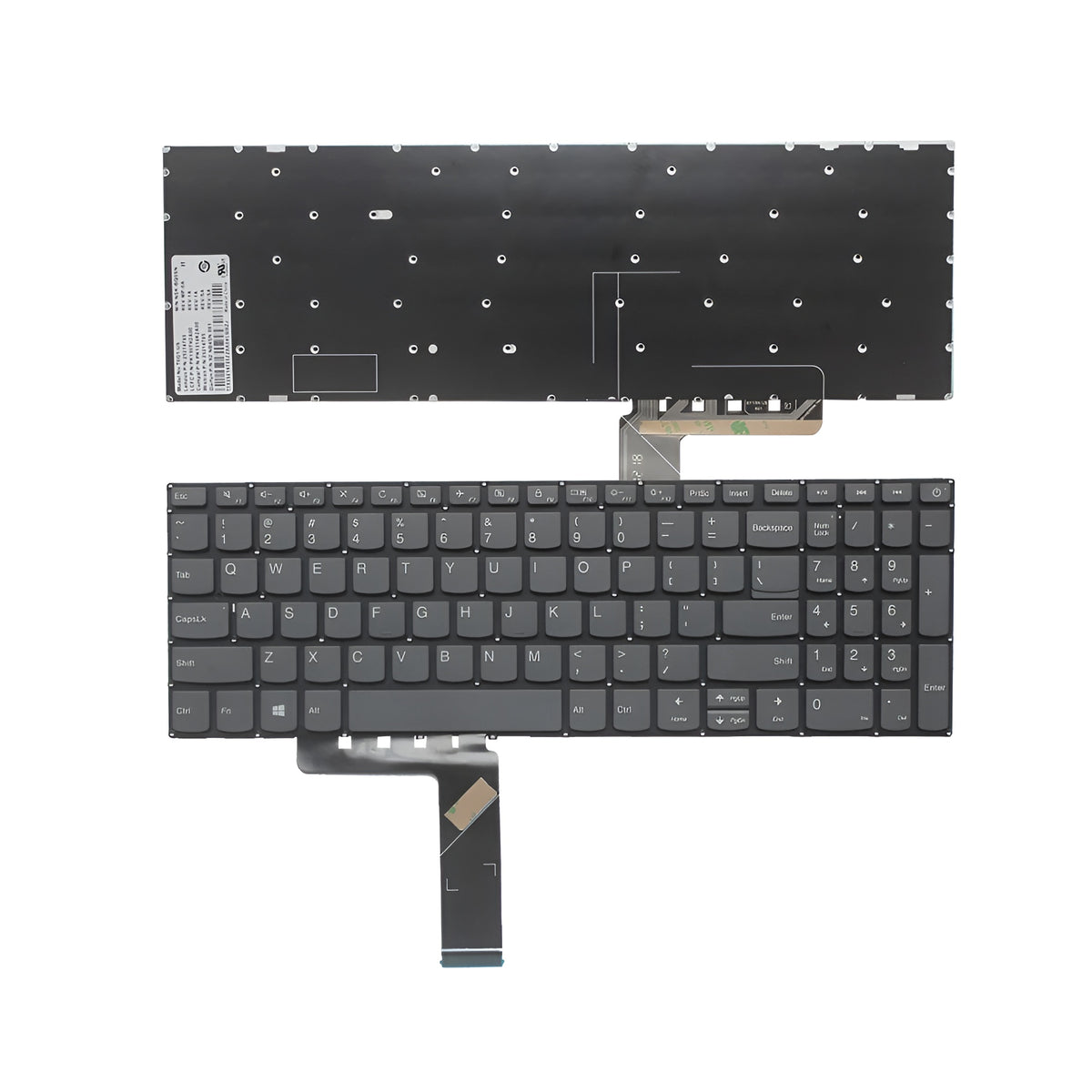 Techie Laptop Keyboard for Lenovo V130-15IKB, V130-15IGM(81HL), V130-15IKB(81HN) Series