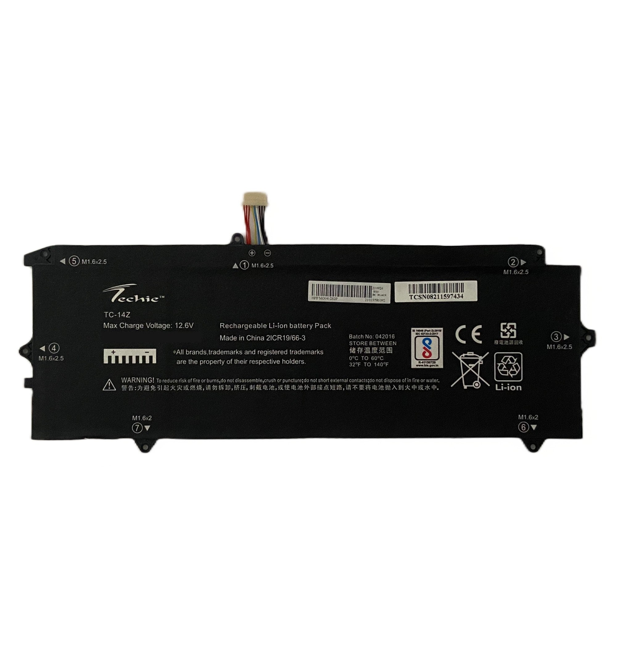 Techie Compatible Battery for HP MG04XL - Elite X2 1012 G1 Tablet Laptops (5000mAh, 4-Cell)