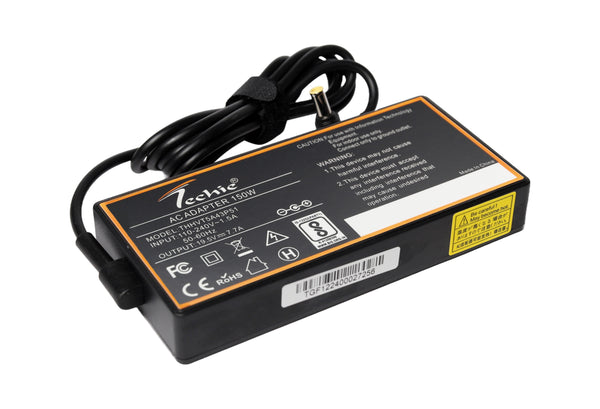Techie 150W Laptop Charger for Sony Vaio PCG-GRT100, PCG-GRT150, PCG-K12, PCG-K22, VGC-LT16E, VGC-LV1S Series (19.5V, 7.7A) 6.0*4.4MM