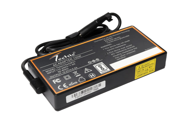 Techie 120W Laptop Charger for HP Envy 15, Envy 16, Envy 17, Dv6, Pavilion Dv8-1000, Elitebook 8440w Series (18.5V, 6.7A) 7.4*5.0MM