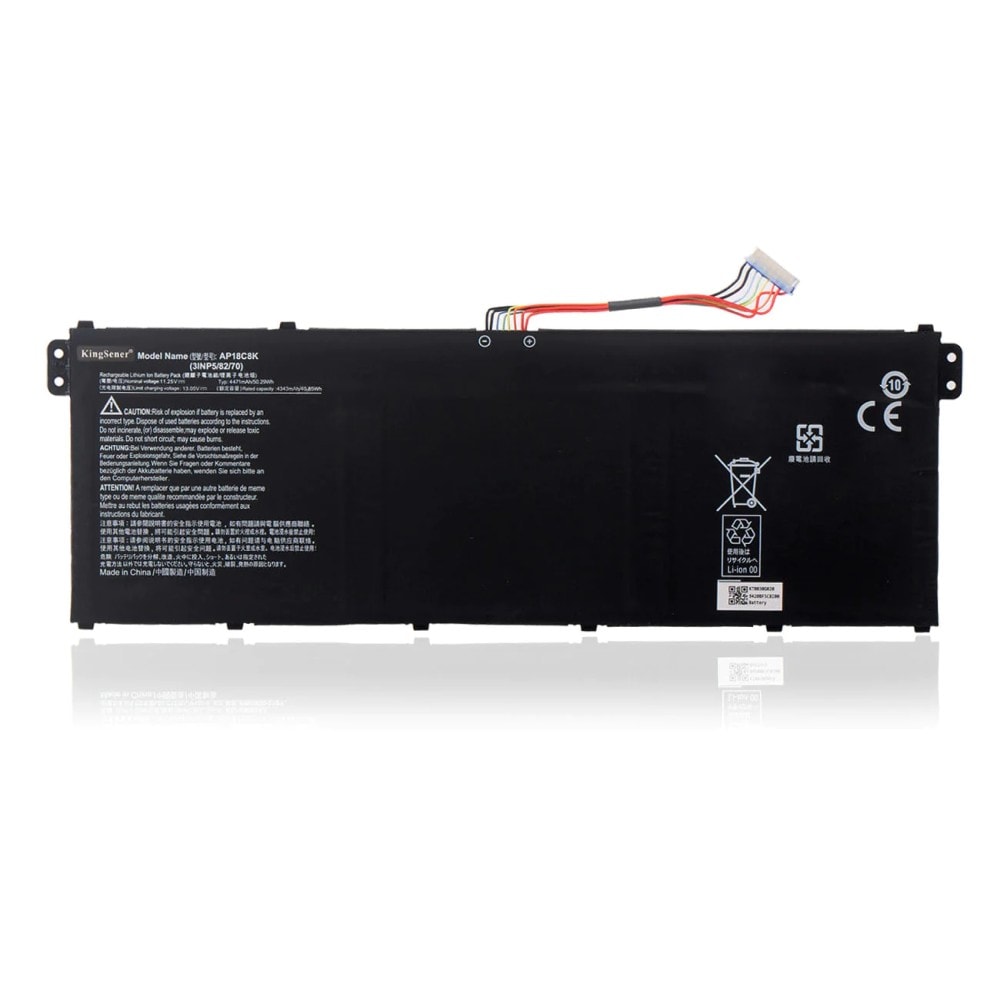 Techie Compatible Battery for Acer AP18C8K - Swift 3 SF314-57-77MU, 3 SF314-57G-57HM, Chromebook 314 C933-C7GM (4350mAh, 3-Cell)
