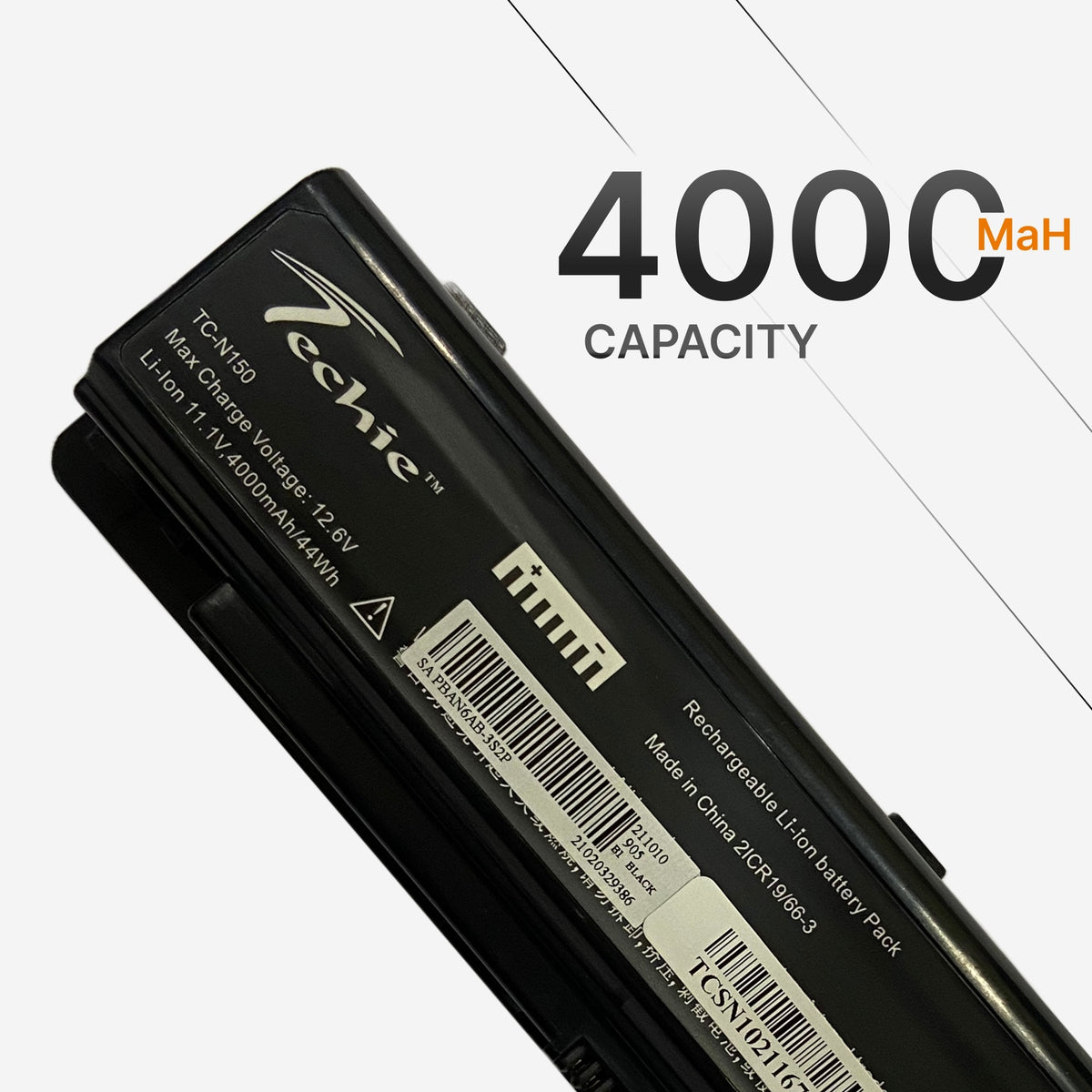 Techie Compatible Battery for Samsung NP200B - NP600B, NP400B, NP200B Laptop (4000mAh, 6-Cell)