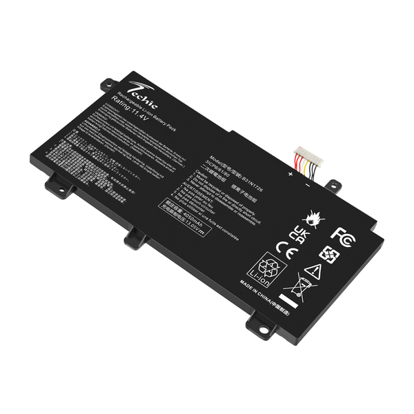 Techie Compatible Battery for Asus B31N1726 - FX80 FX86 TUF FX504 FX504GE FX504GM FX505 FA506 Laptops (3900 mAh, 3-Cell)