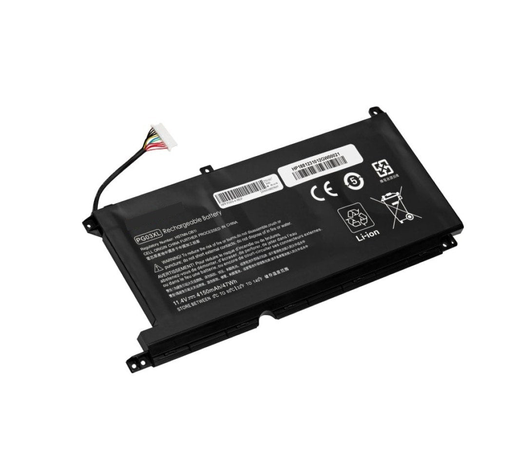 Techie Compatible Battery for HP PG03 - HSTNN-DB9G, Pavilion 15-EC, Pavilion Gaming 15-EC, 16-A, 15-DK Series Laptops (4150mAh, 3-Cell)