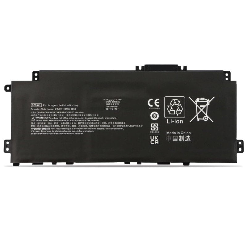 Techie Battery for HP PP03XL - HSTNN-LB8S, L83393-005, HP Pavilion 13-BB0004UR, DV0028NE, Laptops (3400mAh, 3-Cell)