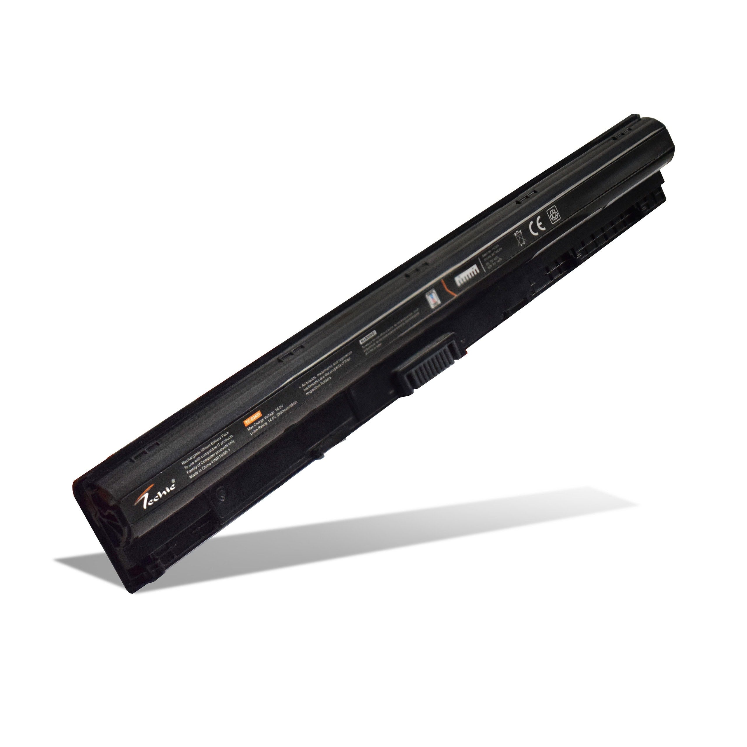 Techie Pro Series Laptop Battery for Dell 3451, M5Y1K - 4-Cell, 2600 mAh, Long Backup