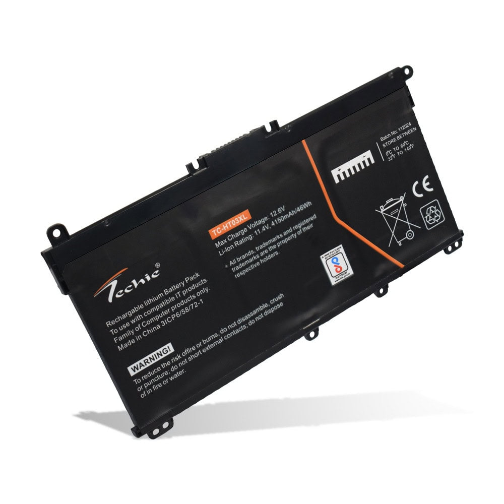 Techie Pro Series Laptop Battery for HP HT03XL - 3-Cell, 4150 mAh, Long Backup