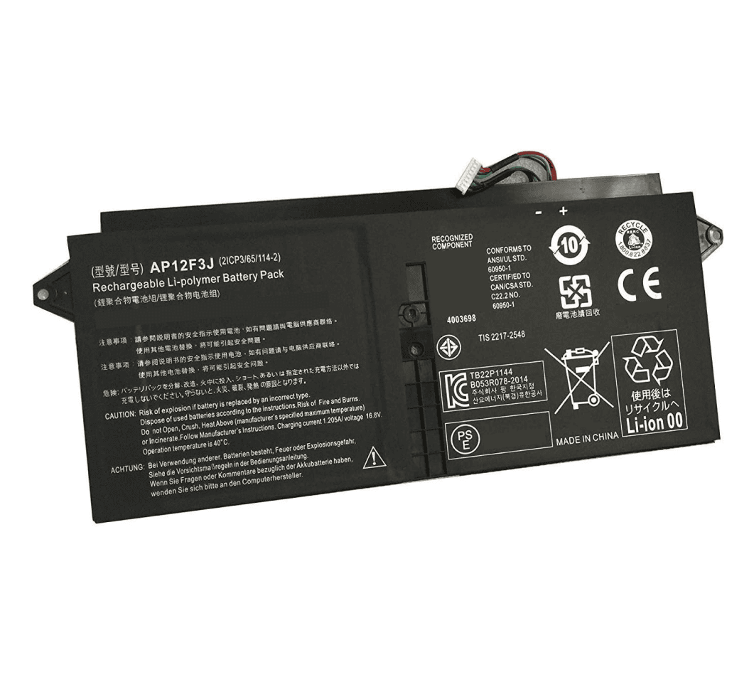 Techie Battery for Acer AP12F3J - Aspire S7-391 Series Laptops (5000mAh, 2-Cell)
