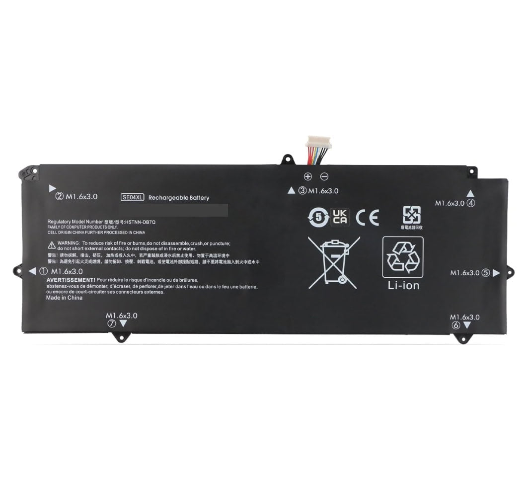 Techie Battery For HP SE04XL, HSTNN-DB7Q, Pro X2 612 G2 Series Laptops (5000mAh, 4-Cell)