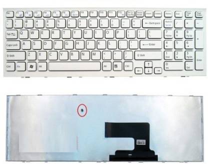 Techie Laptop Keyboard For Sony Vaio VPC-EH VPCEH Series Laptops White