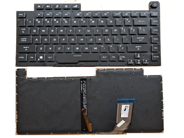 Techie Laptop Keyboard for Asus G531, G531G, G531GT, G531GU with RGB backlight