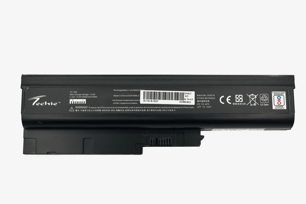 Techie Compatible Battery for IBM T60 - ThinkPad R60e Series, R60, T60, R500 Laptops (4000mAh, 6-Cell)