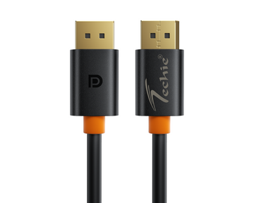 Techie DisplayPort Cable 1.8m, 8K@60Hz, 4K@120Hz, 32.4Gbps, DP to DP