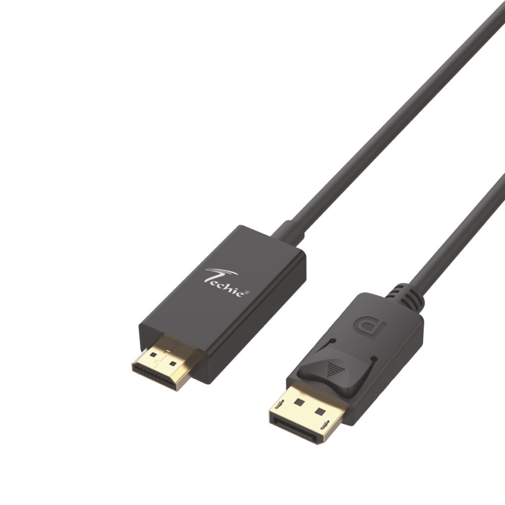Techie DisplayPort to HDMI 4K Cable 1.8M