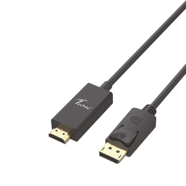 Techie DisplayPort to HDMI 4K Cable 1.8M