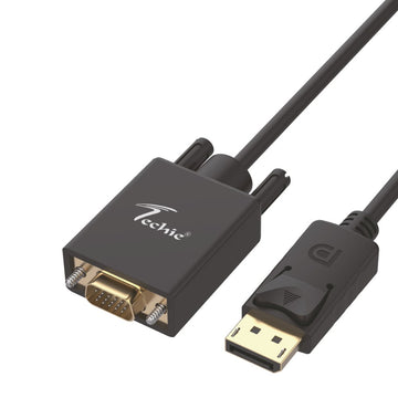 Techie DisplayPort to VGA Cable 1.8M