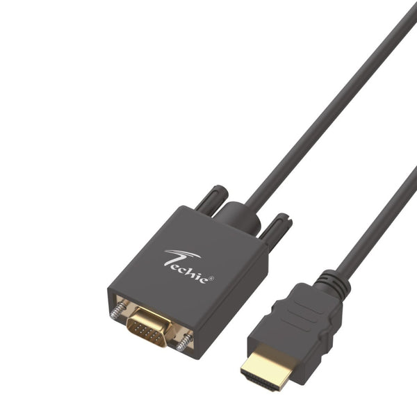 Techie HDMI To VGA Cable 1080P (1.5M)