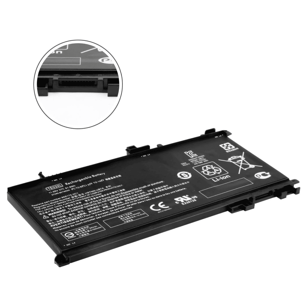 Techie Compatible Battery for HP TE03XL/TE04XL - Omen 15-AX000NA, Pavilion 15-BC000NE Laptop (3400mAh, 3-Cell)
