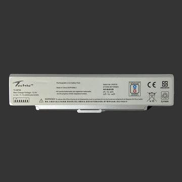 Techie Compatible Battery for SONY BPS9S - VGP-BPS9/S, VGP-BPL9, VGP-BPS9A/B, VGP-BPS10 Laptops (Silver) (4000mAh, 6-Cell)