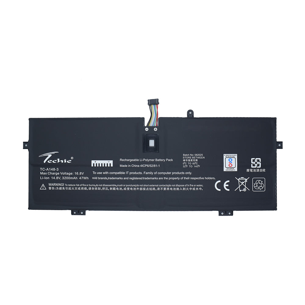 Techie Compatible Battery for Lenovo L21C4PH0– YOGA 9 141AP7, YOGA 9 14IAP7 & 14IRP8 Series Laptops (3200mAh, 4-Cell)