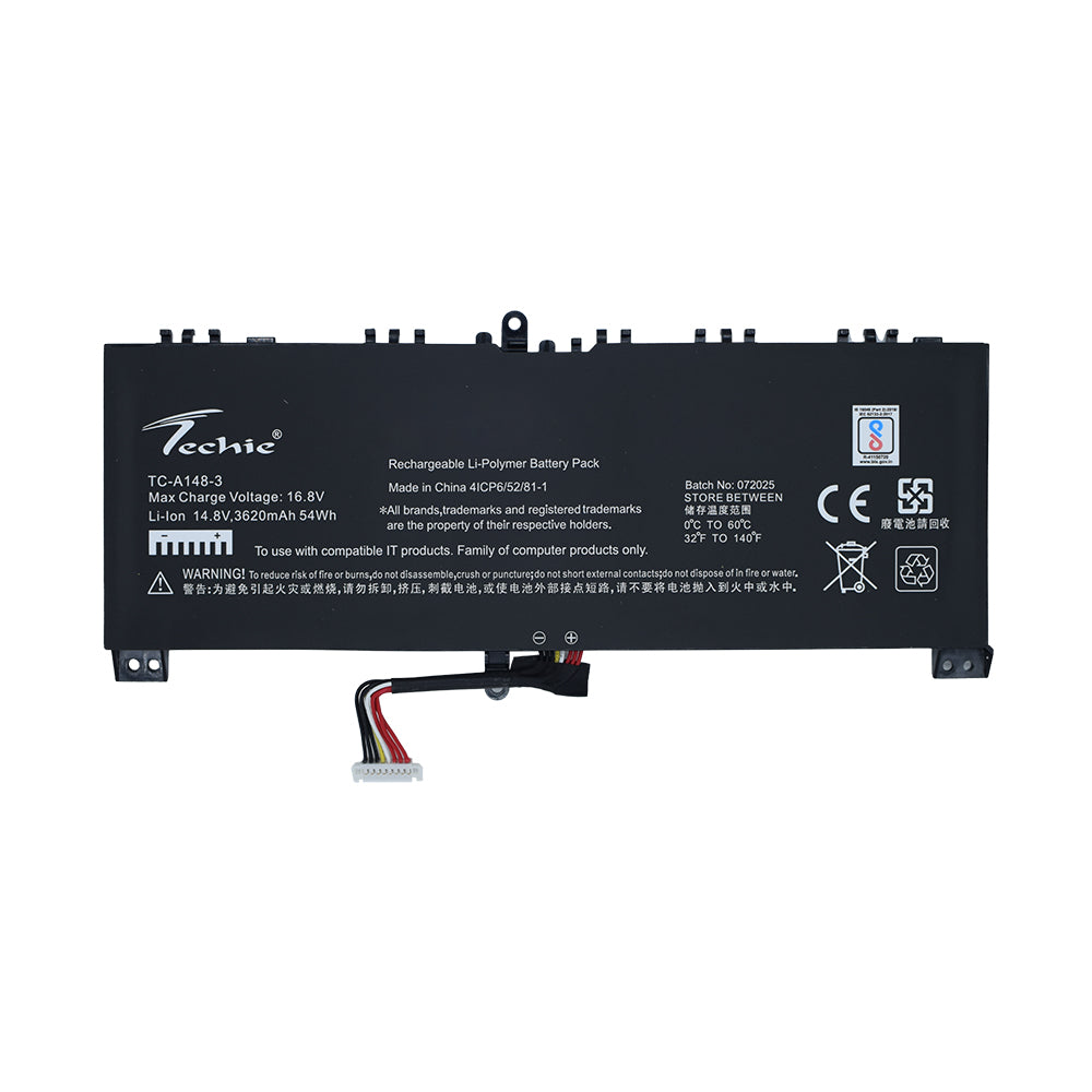 Techie Compatible Battery for Asus C41N1709– Rog STRIX GL503VS Series Laptops (3620mAh, 4-Cell)