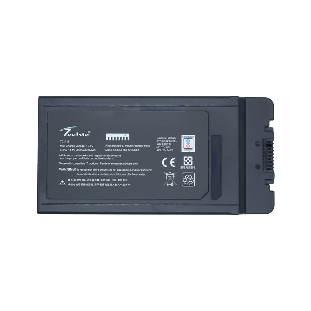 Techie Compatible Battery for Panasonic CF54 – Toughbook CF-54 Series Laptops (4000mAh, 3-Cell)