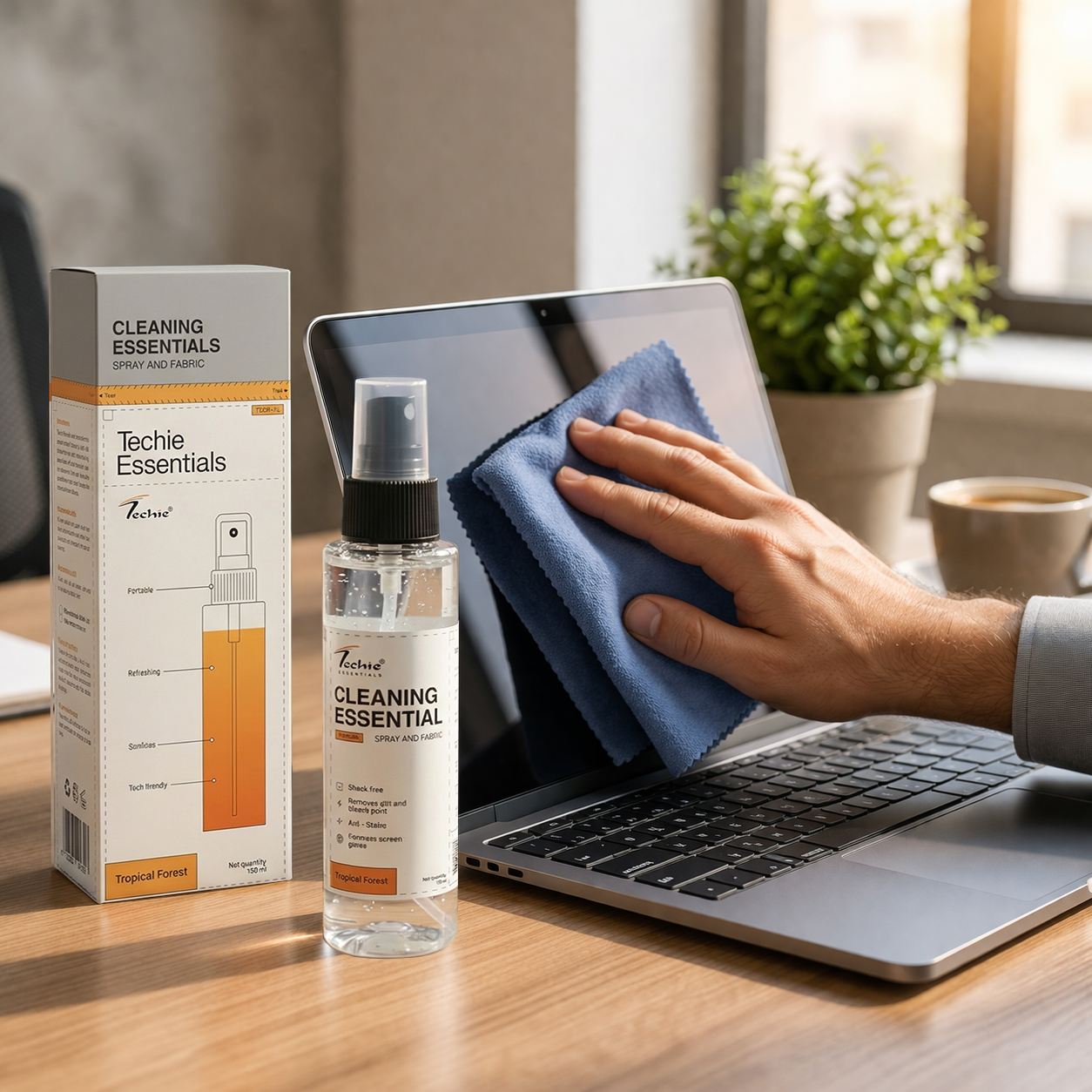 Techie Essential Cleaning Kit – For Screens & Gadgets