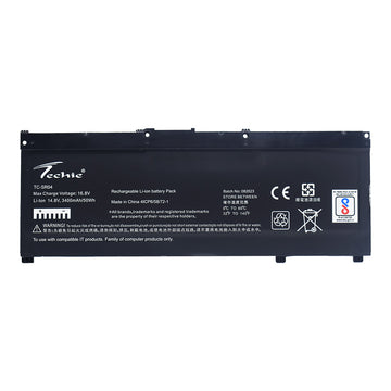 Techie Compatible Battery for HP SR04 - SR03XL, SR04XL, Omen 15-CE, Gaming Pavilion 15-CX0000NK Laptops (3400mAh, 4-Cell)