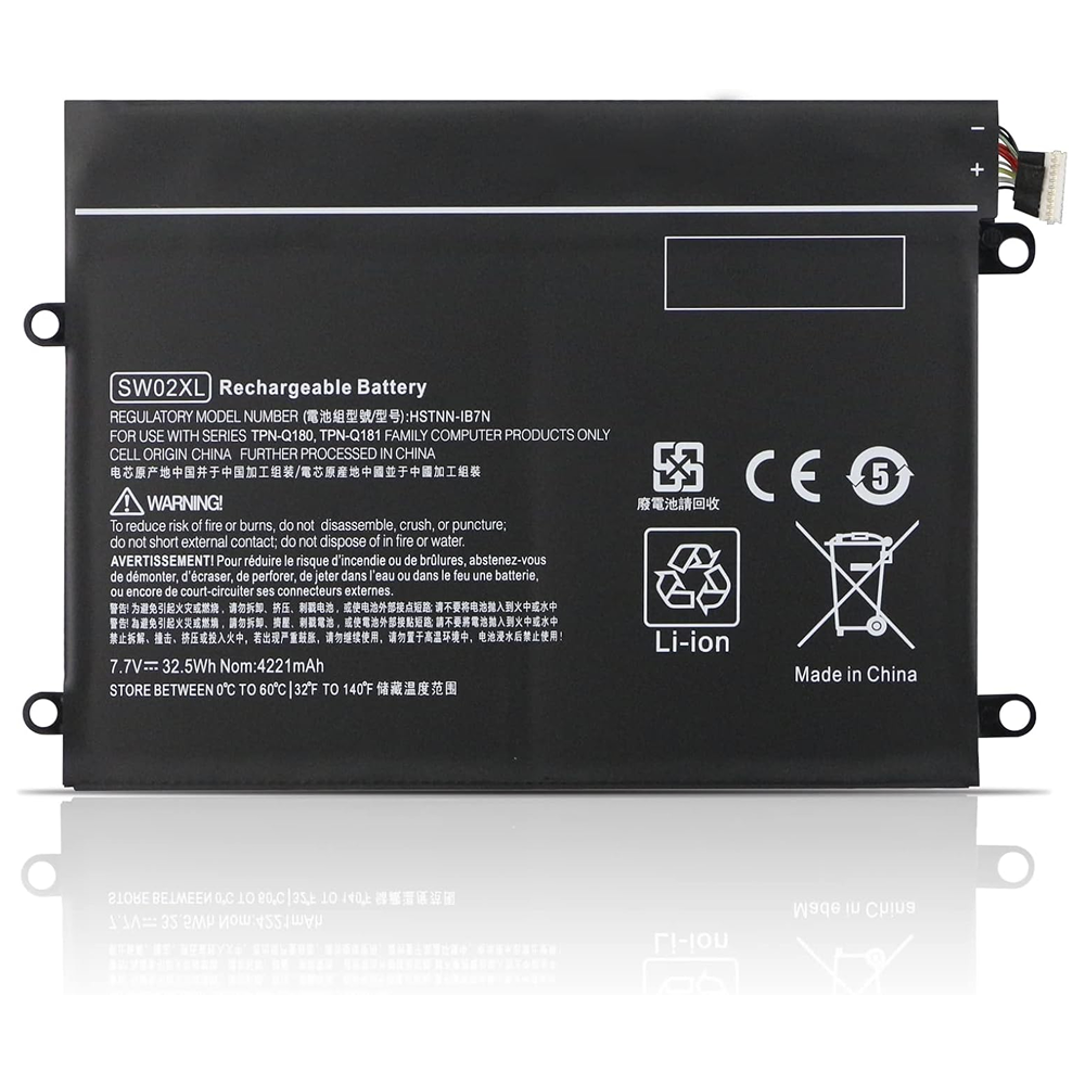 Techie Compatible Battery for HP SW02XL – Notebook X2 10-P0, Notebook X2 10-P0xx Series Laptops (4000mAh, 2-Cell)