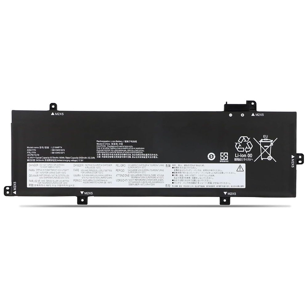 Techie Compatible Battery for Lenovo L21D4P73– ThinkPad T16 GEN 1 & ThinkPad P16S GEN 1 Series Laptops (4300mAh, 4-Cell)