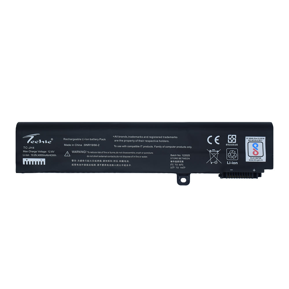 Techie Compatible Battery for MSI BTY-M6H - MSI GE62, MSI GP62, MS-16J1, MS-16J2 Laptops (4000mAh, 6-Cell)