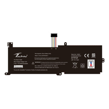 Techie Battery for Lenovo L16C2PB1 - L16C2PB2 IdeaPad IP320-15ISK, 320-14IAP, 320-15ABR Touch, XIAOXIN 5000 Laptops (3500mAh, 2-Cell)
