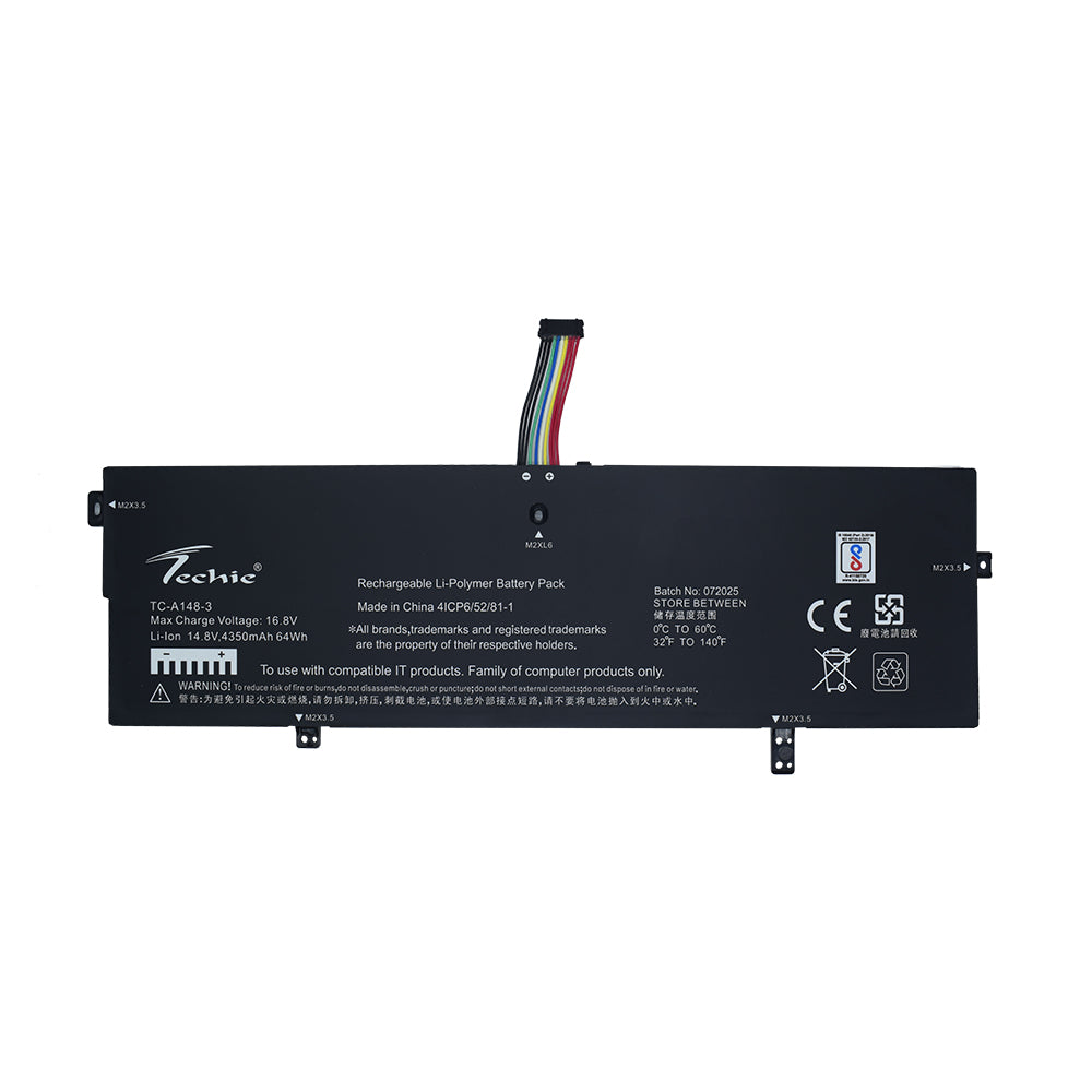 Techie Compatible Battery for Lenovo L21M4PE3– YOGA 7 141AL7, YOGA 7 14ARB7, YOGA 7 14IAL7 Series Laptops (4350mAh, 4-Cell)