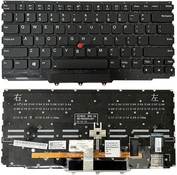 Techie Laptop Keyboard for Lenovo ThinkPad X1 Yoga Gen 2nd 3rd (2017 2018) 20JD/ 20JE/ 20JF/ 20JG Series with Backlight