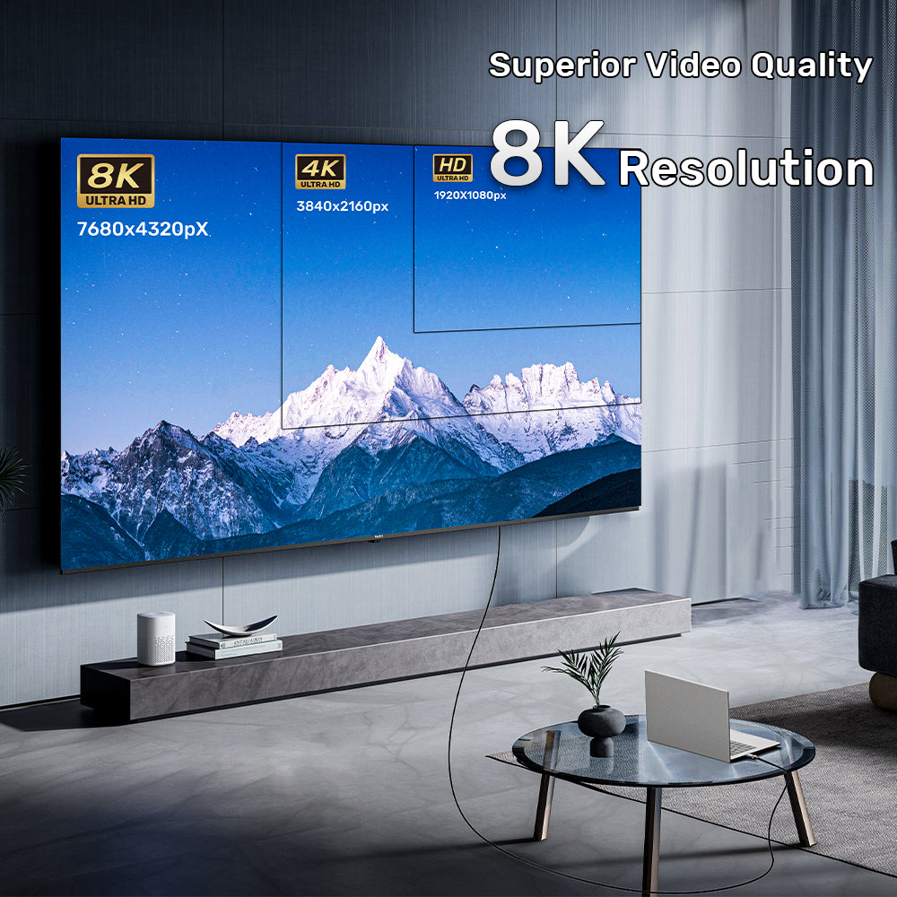 Techie Fiber Optic HDMI Cable | 8K@60Hz | 15M