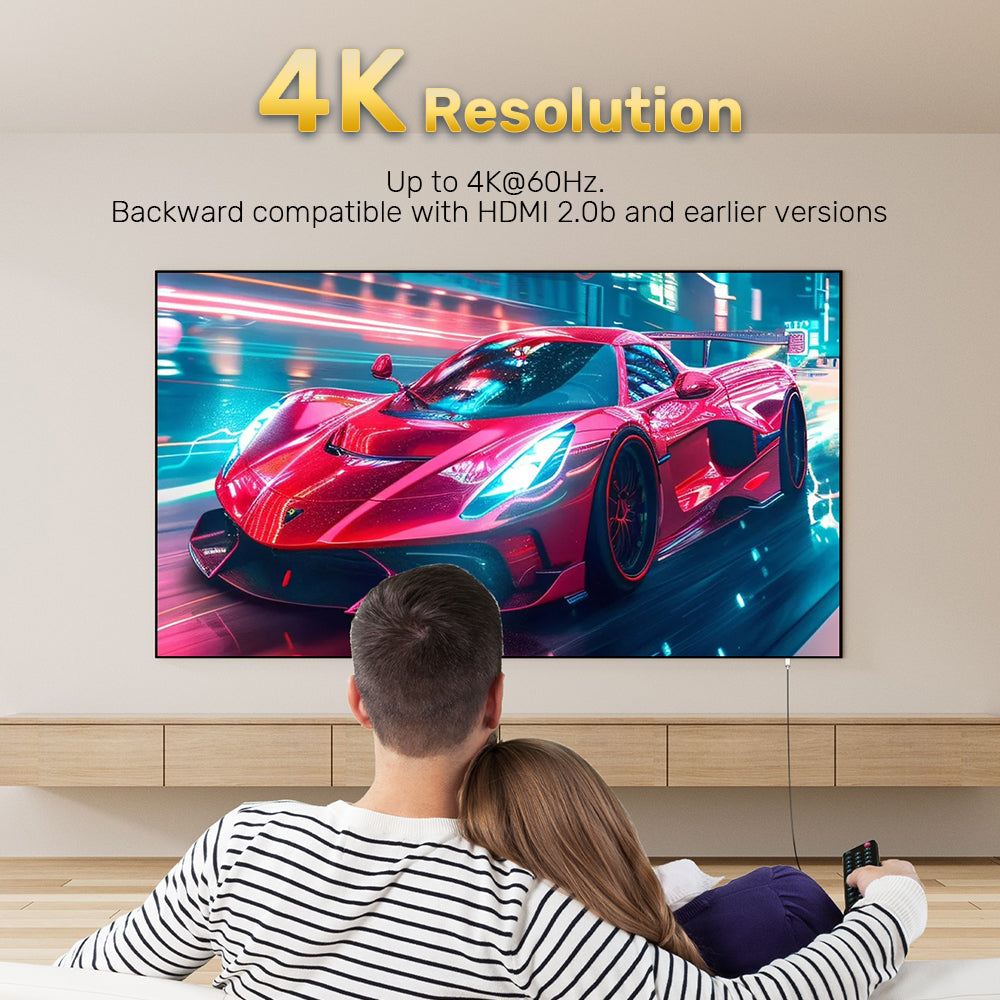 Techie Fiber Optic HDMI Cable | 4K@60Hz | 10M
