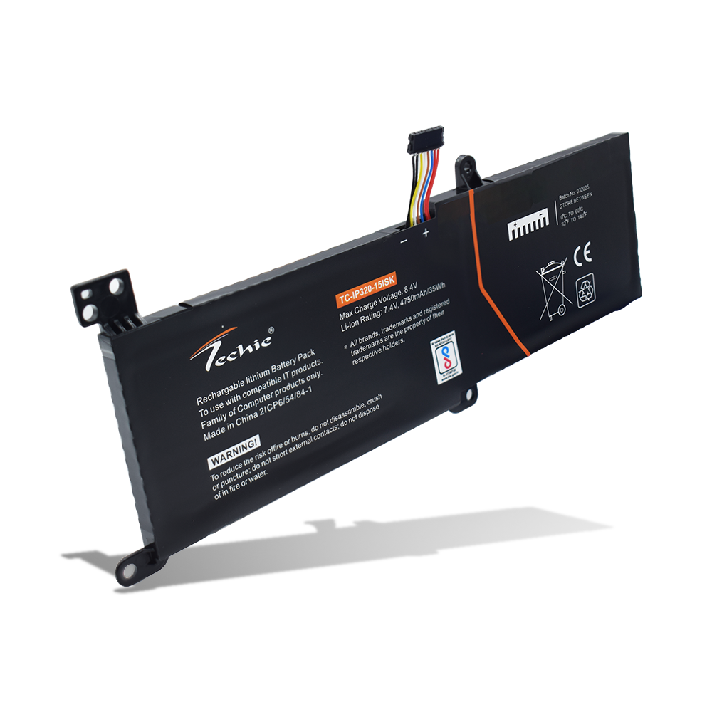 Techie Pro Series Laptop Battery for Lenovo IP320-15ISK, L16C2PB1 – 2-Cell, 4750 mAh, Long Backup