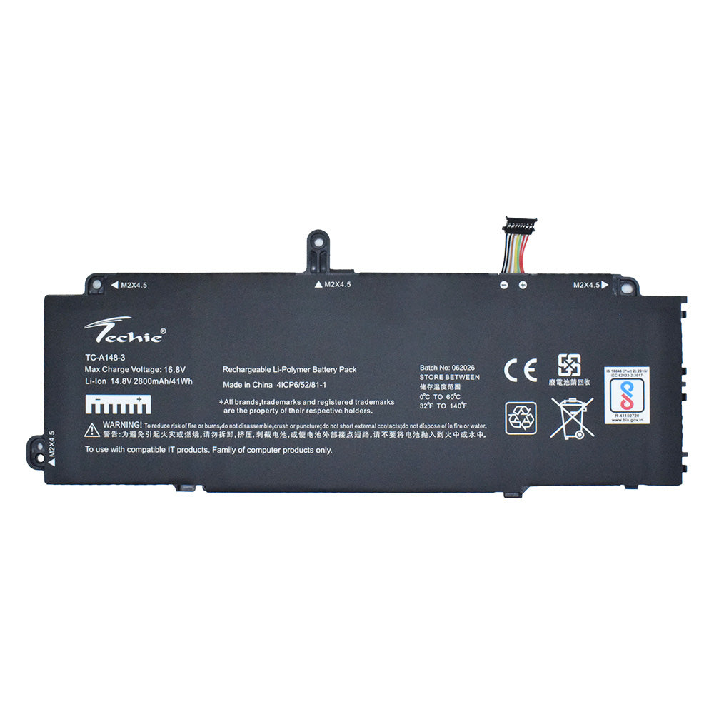 Techie Compatible Battery for Lenovo L22B4P70 – ThinkPad X13 Gen 4/Gen 5/ Yoga Gen 4 Series Laptops (2800mAh, 4-Cell)